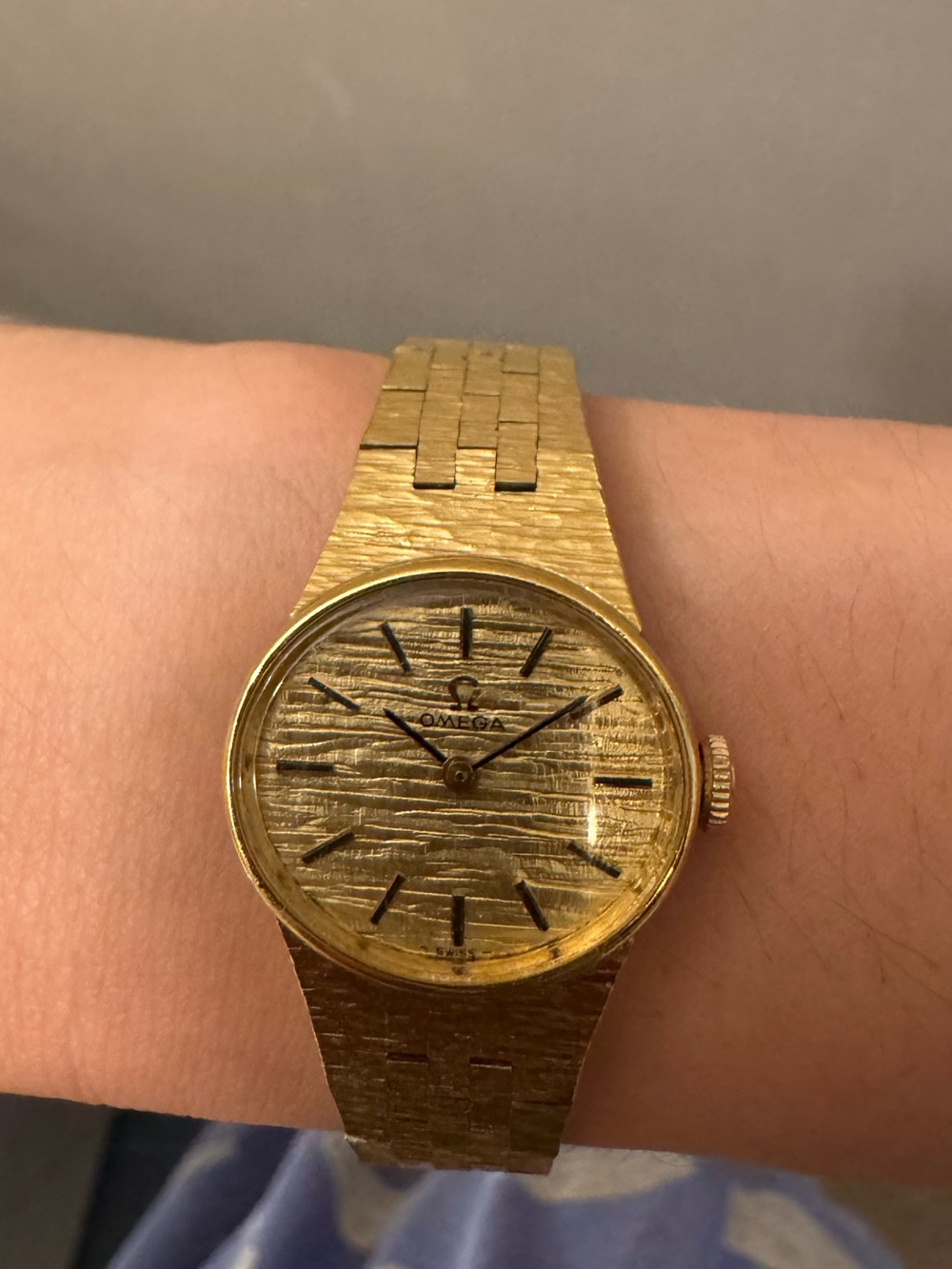 Omega classic 1970’s lady manual wind gold filled